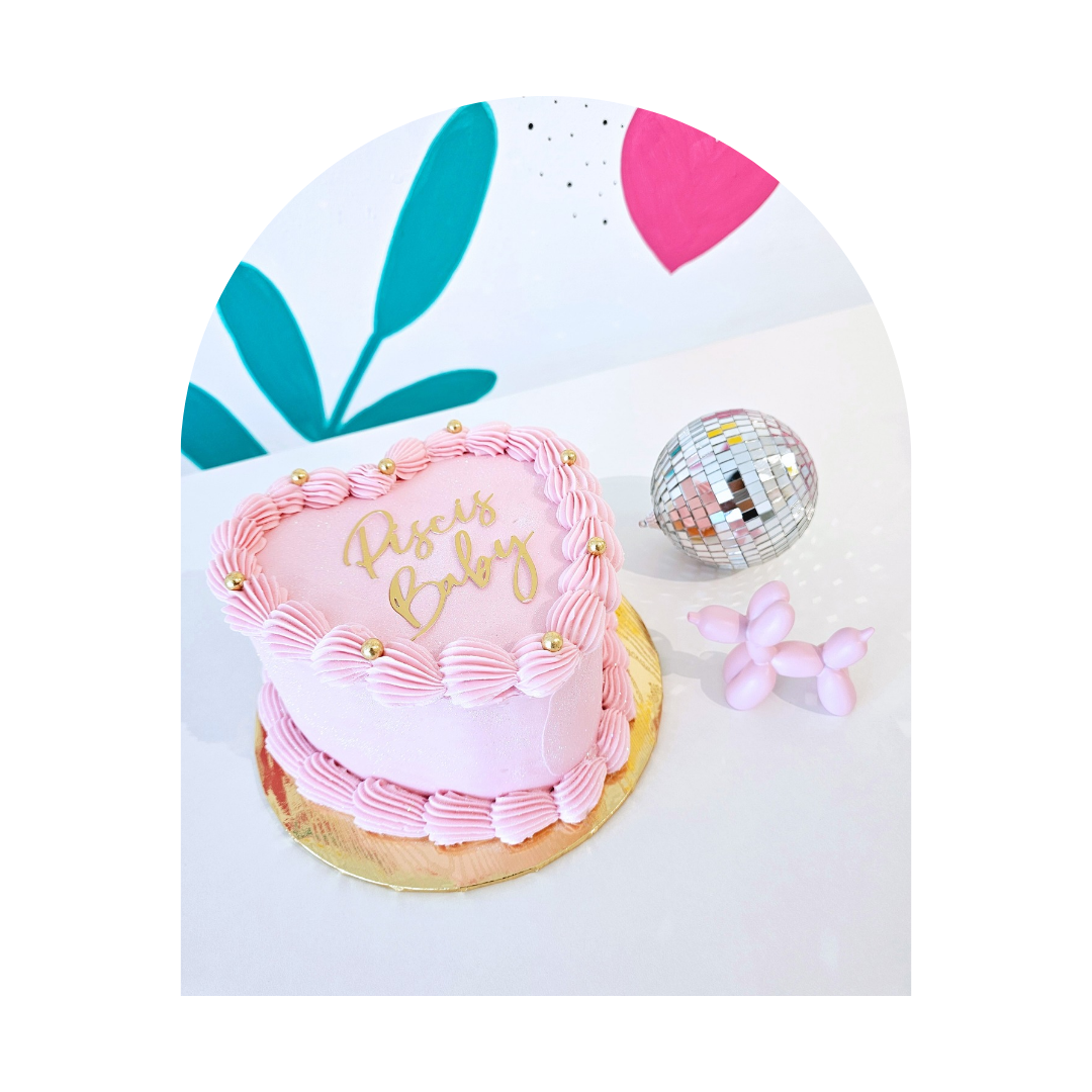 Bliss Heart & Vintage Cakes